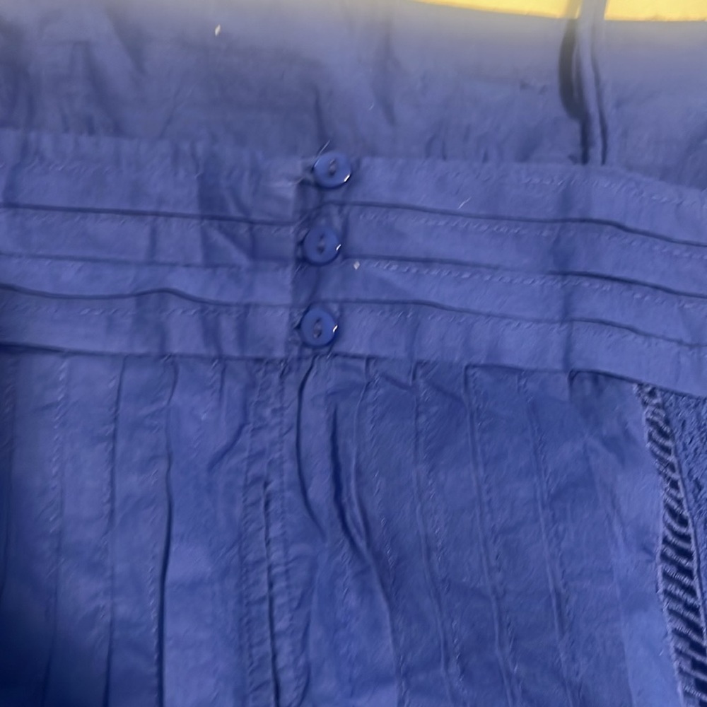 Farm Rio Blue Lace Sleeveless Maxi Dress NWT - Picture 7 of 10